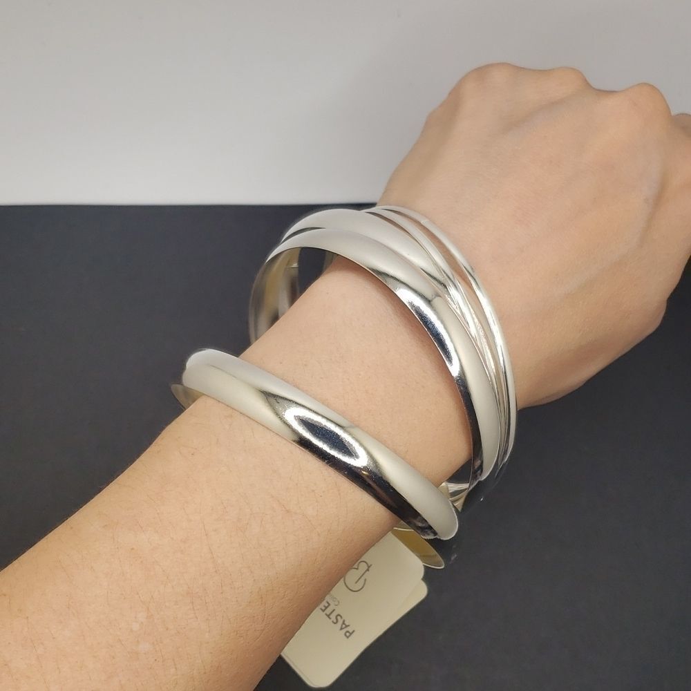 SILVER Bangle bracelets